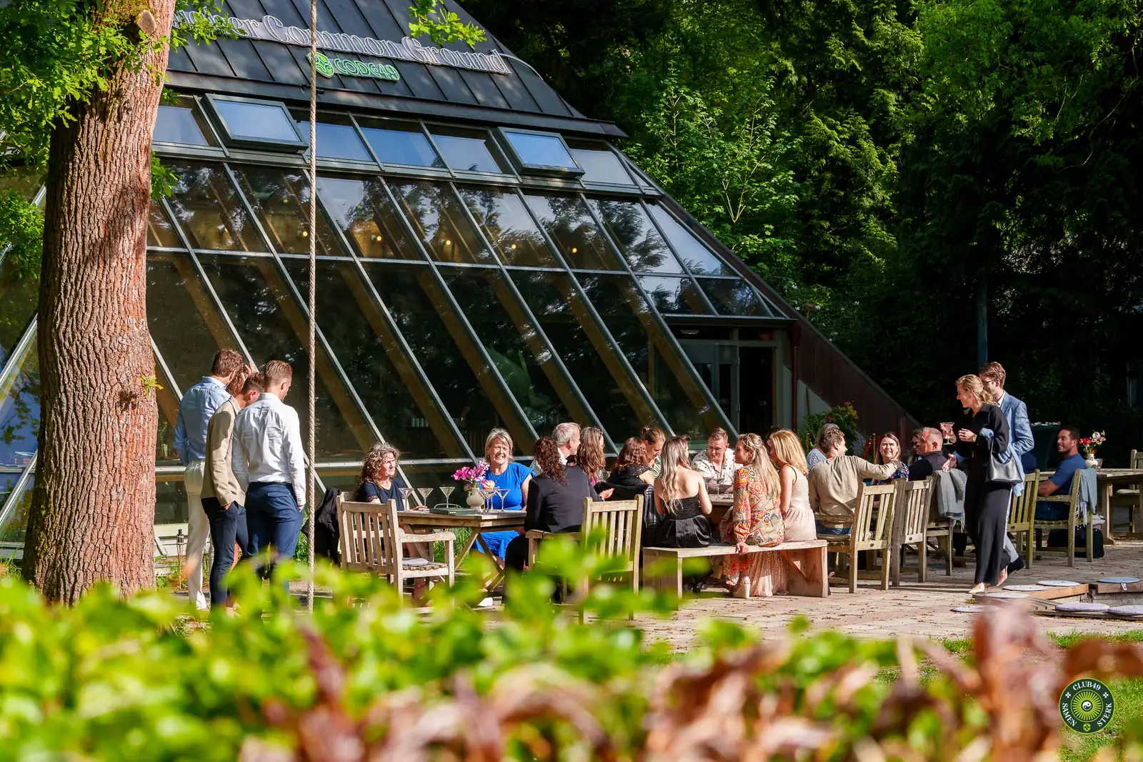 Buitenlunch op landgoed CODE49