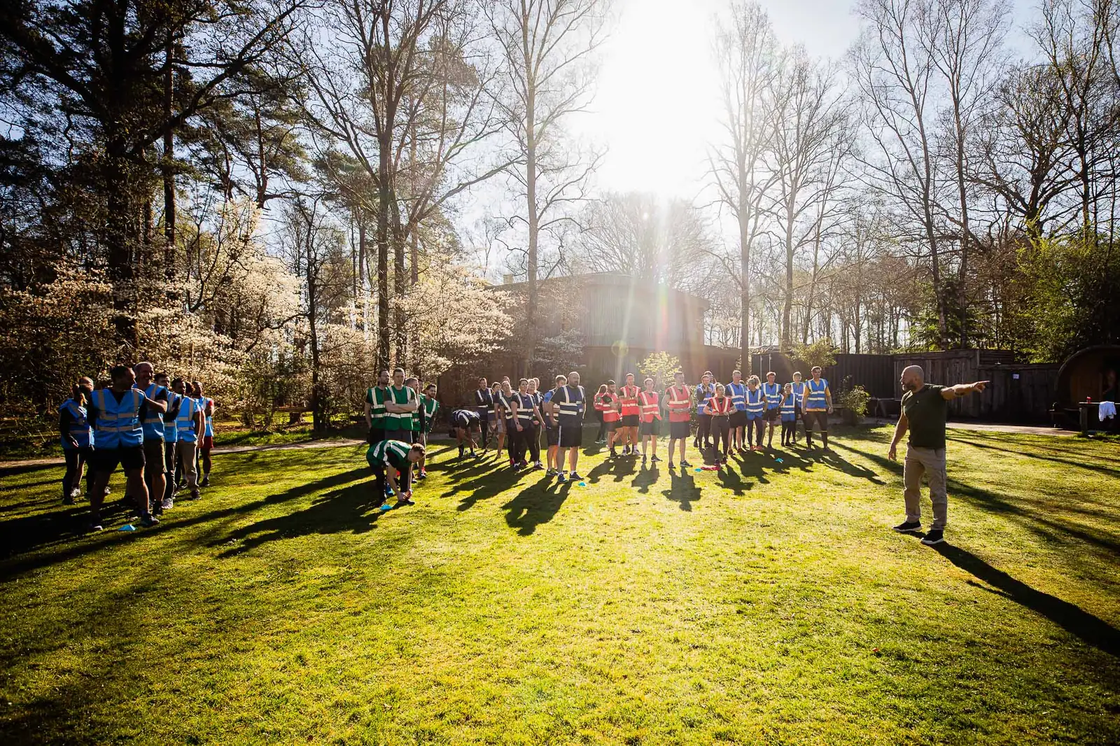 Buitenworkout van CLUB49-leden